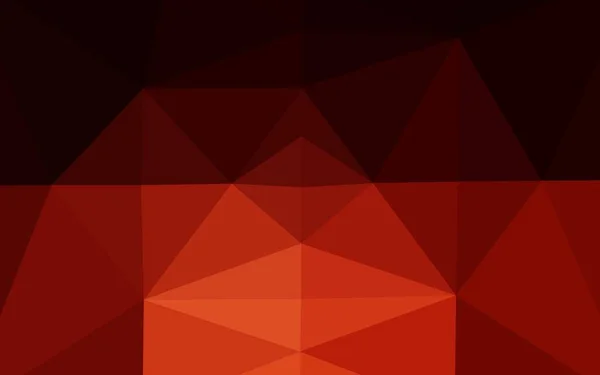 Modelo Triângulo Embaçado Vetor Vermelho Escuro Nova Ilustração Colorida Com — Vetor de Stock