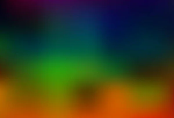 Dark Multicolor Modello Luminoso Astratto Vettore Arcobaleno Elegante Illustrazione Luminosa — Vettoriale Stock