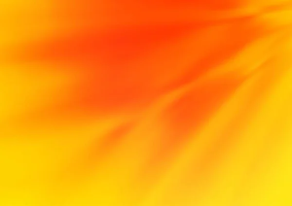 Světle Žlutá Oranžový Vektor Rozmazané Pozadí — Stockový vektor