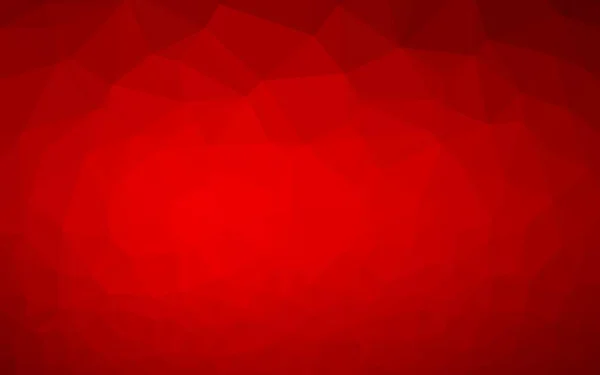 Světle Červená Vektor Rozmazané Trojúhelník Šablony Zářící Barevná Ilustrace Zcela — Stockový vektor