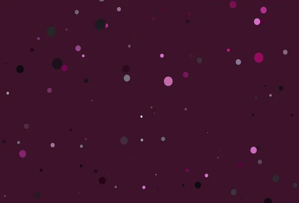 Світло Рожеве Векторне Покриття Плямами Абстрактна Ілюстрація Кольоровими Бульбашками Стилі — стоковий вектор