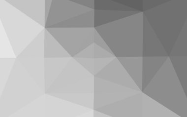 Açık Gümüş, gri vektör parlayan üçgen desen.