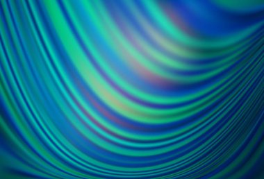 Açık mavi vektör desenli çizgiler, ovaller. Mermer şeklinde parlak eğri çizimler. Markan için yeni kompozisyon.