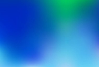 Açık mavi, yeşil vektör soyut parlak arkaplan. Eğilimli zarif, parlak bir çizim. Herhangi bir marka kitabı için şablon.