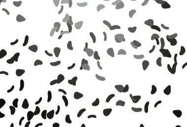 Rastgele şekilli açık siyah vektör dokusu. Modern tarzda değişen renkli kaotik formlar. Duvar kağıtları için zarif tasarım.