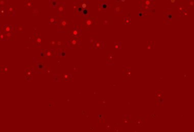 Noktalı açık kırmızı vektör arkaplanı. Doğa tarzında bulanık halkaları olan güzel renkli çizimler. İş reklamları için tasarım.