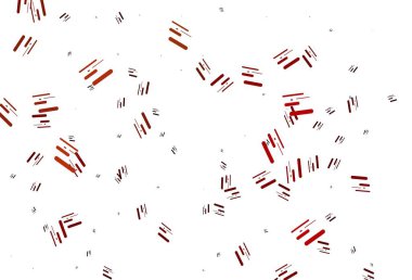 Uzun çizgileri olan açık kırmızı vektör arkaplanı. Sopalı modern geometrik soyut çizim. Reklamlar, posterler, afişler için desen.