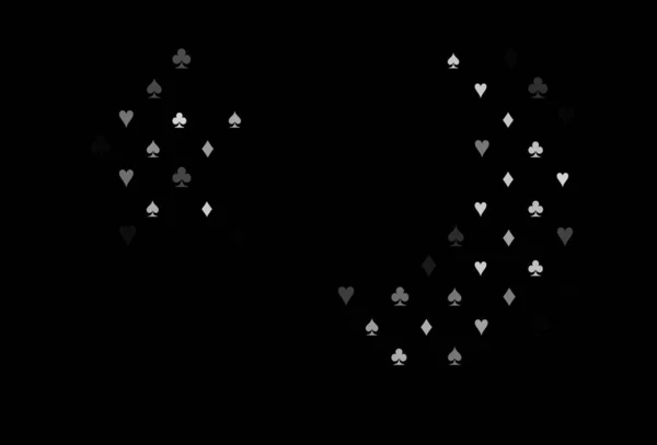 Argent Foncé Disposition Vectorielle Grise Avec Des Éléments Cartes Gradient — Image vectorielle