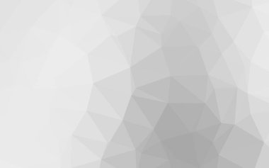 Açık Gümüş, Gri vektör çokgen yerleşimi.