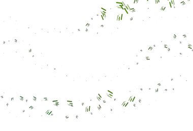 Uzun çizgileri olan açık yeşil vektör arkaplanı. Sopalı modern geometrik soyut çizim. Reklamınız, posteriniz, afişiniz için en iyi tasarım.