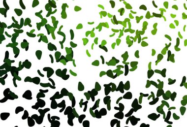 Açık yeşil, soyut formlu sarı vektör arkaplan. Soyut tarzda rengarenk gradyan şekilleri olan bir resim. İşiniz için en iyi akıllı tasarım.