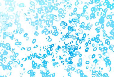 Açık yeşil, daireli kırmızı vektör şablonu. Parlak renkli soyut çemberlerin olduğu bir resim. Posterler, afişler için tasarım.