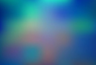 Açık BLUE vektör soyut bokeh deseni. Gradyan ile modern soyut çizim. Marka kitabı için şık bir kapak..