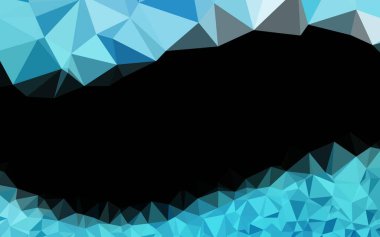 Hafif BLUE vektörü düşük poli kapağı.