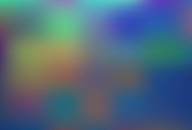 Açık mavi vektör bokeh ve renkli desen. Eğilimli zarif, parlak bir çizim. Herhangi bir marka kitabı için şablon.