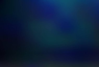 Koyu mavi vektör parlak arkaplanı bulanıklaştırdı. Gradyan ile modern soyut çizim. Tasarımınız için akıllı doku.