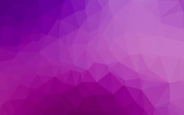 Hafif Mor vektör bulanık üçgen dokusu.