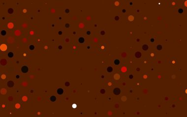 Açık Sarı, baloncuklu Turuncu vektör arkaplanı.