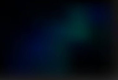 Koyu mavi vektör şablonu bulanıklaştırılmış. Soyut ve gradyan renkte renkli çizimler. Marka kitabı için şık bir kapak..