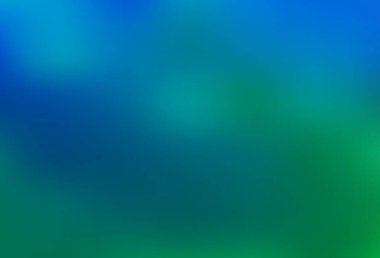 Açık mavi, yeşil vektör bulanık deseni. Zarif bir tasarıma sahip soyut bir çizim. İş tasarımınız için yepyeni bir tarz.