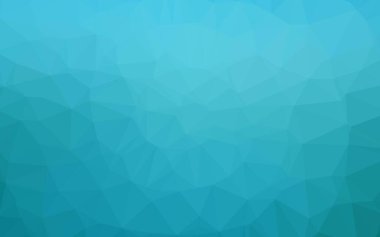 Işık Mavisi vektörü üçgen arkaplan.