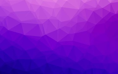 Açık Mor vektör parlayan üçgen arkaplan.