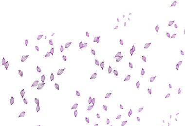 Hafif Mor vektör çizim örtüsü. Origami tarzındaki yaprakların gradyanlı karalama çizimi. Web siteniz için Doodle tasarımı.