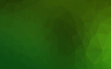 Açık Yeşil vektör bulanık üçgen şablonu.