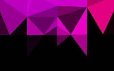 Açık Mor, Pembe vektör üçgen arkaplan.