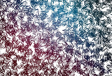 Renkli çizgileri olan koyu kırmızı vektör dokusu. Soyut şablondaki çizgilerle dekoratif parlak çizimler. İş broşürleri, broşürler için desen.