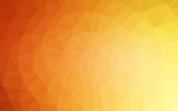 Jaune Clair Texture Triangle Floue Vectorielle Orange — Image vectorielle