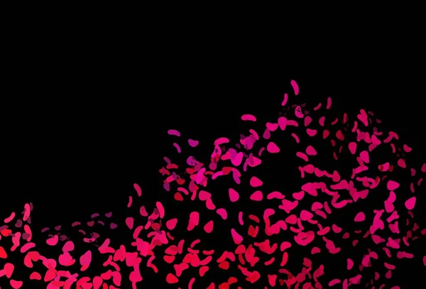 Ciemnofioletowy Różowy Wektor Tła Abstrakcyjnych Kształtach Prosta Kolorowa Ilustracja Abstrakcyjnych — Wektor stockowy