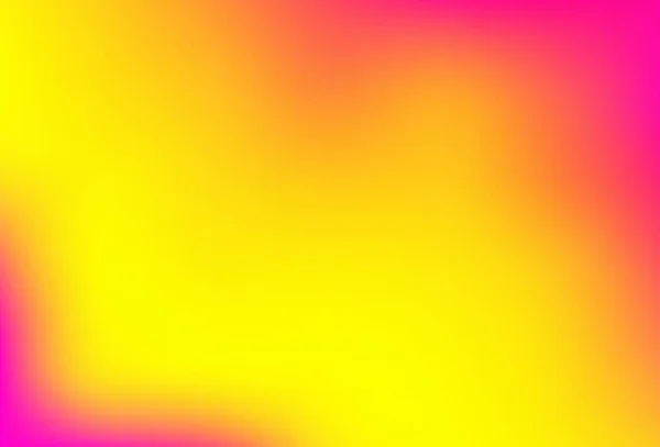 Světle Růžová Žlutá Vektorová Lesklá Abstraktní Šablona Barevná Ilustrace Rozmazaném — Stockový vektor