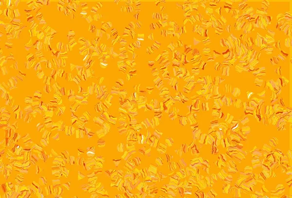 Ανοιχτό Κίτρινο Πορτοκαλί Διανυσματική Υφή Πολυ Στυλ Κύκλους Κύβους Αφηρημένη — Διανυσματικό Αρχείο