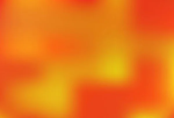 Orange Clair Vecteur Flou Briller Fond Abstrait Illustration Colorée Dans — Image vectorielle