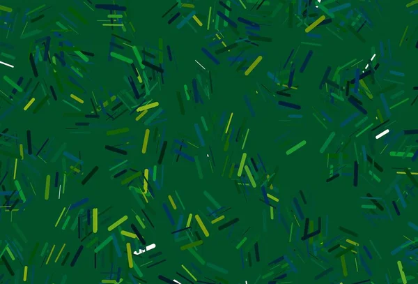Bleu Foncé Fond Vectoriel Vert Avec Des Lignes Droites Illustration — Image vectorielle