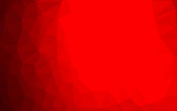 Světle Červená Vektorová Abstraktní Polygonální Textura — Stockový vektor