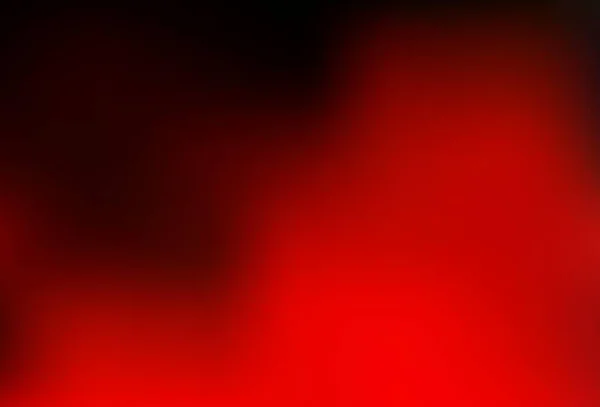 Vert Foncé Fond Flou Vecteur Rouge Illustration Colorée Brillante Dans — Image vectorielle