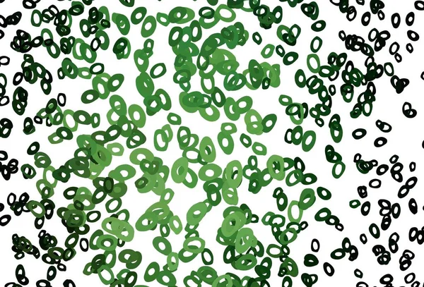 Tmavě Zelené Vektorové Pozadí Tečkami Rozmazaný Dekorativní Design Abstraktním Stylu — Stockový vektor