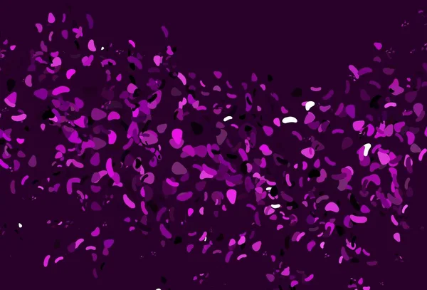 カオスの形をした薄紫のベクトルパターン 現代的なスタイルでグラデーションとカラフルな混沌とした形 あなたのビジネスに最適なスマートデザイン — ストックベクタ