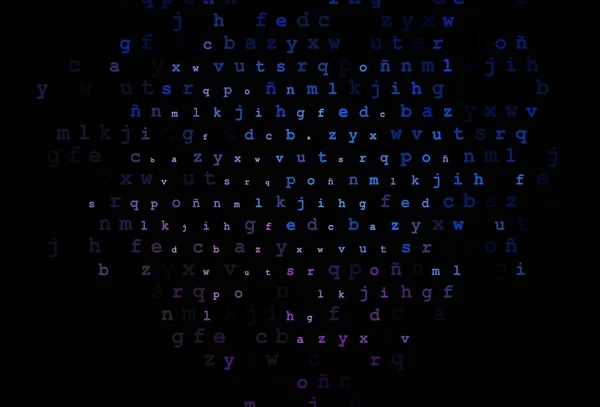 Σκούρο Μπλε Κόκκινο Διανυσματικό Πρότυπο Μεμονωμένα Γράμματα Φωτεινή Απεικόνιση Abc — Διανυσματικό Αρχείο