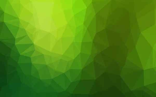 Licht Groen Vector Abstract Mozaïek Achtergrond — Stockvector
