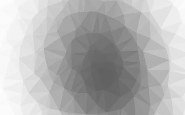 Argent Clair Gris Vecteur Abstrait Disposition Polygonale — Image vectorielle