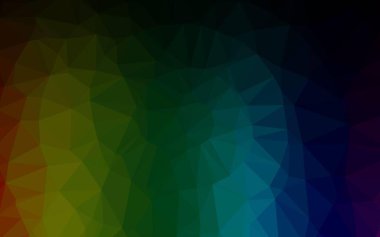 Koyu Çokrenkli, Gökkuşağı vektör bulanık üçgen deseni.