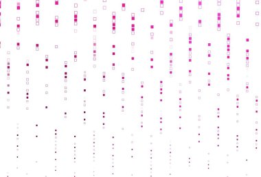 Aydınlık Pembe vektör kapağı çokgen biçiminde. Dikdörtgen şekilli soyut çizimler. Web siteleri, iniş sayfaları için desen.