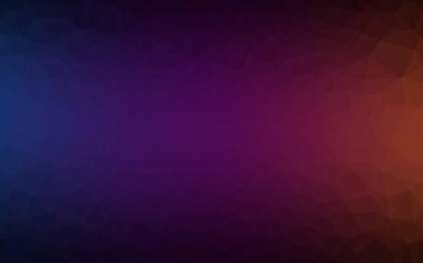 Koyu Mor vektör üçgen mozaik şablon.