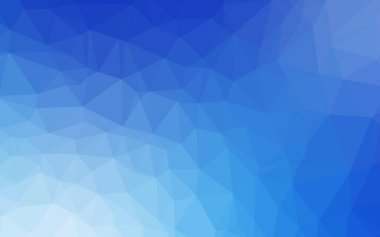 Açık Mavili vektör üçgen şablonu.