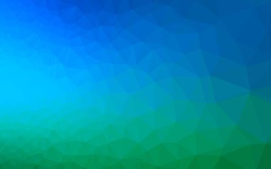 Açık Mavi, Yeşil vektör bulanık üçgen şablonu.