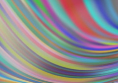 Açık Gümüş, eğri daireli gri vektör arkaplanı.