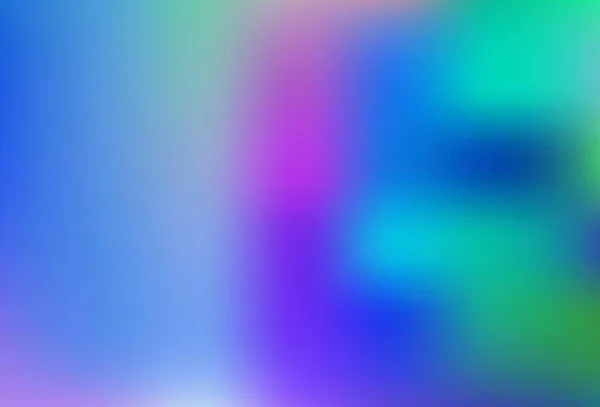 Licht Multicolor Rainbow Vector Wazig Helder Patroon Een Vage Abstracte — Stockvector